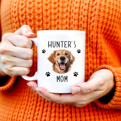 Celebrate Your Pet Love With A Charming Dog And Paws Mug - Personalized Custom Coffee Mug - PET093_MG