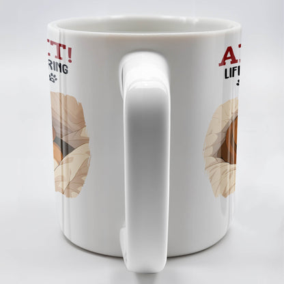 Admit It Life Would Be Boring Without Me, Paw Prints - Personalized Custom Coffee Mug - PET118_MG