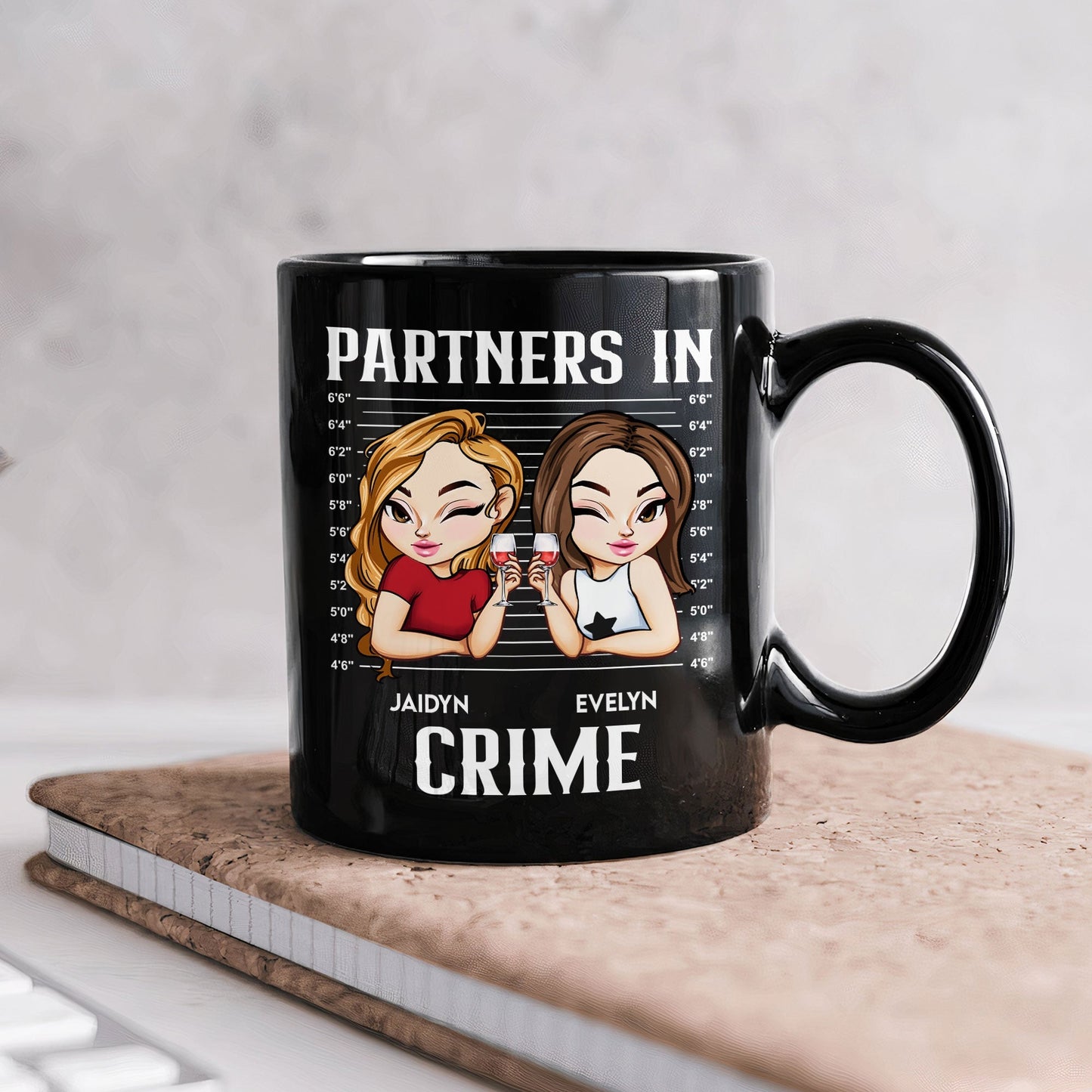 Partners In Crime Personalized Mug
