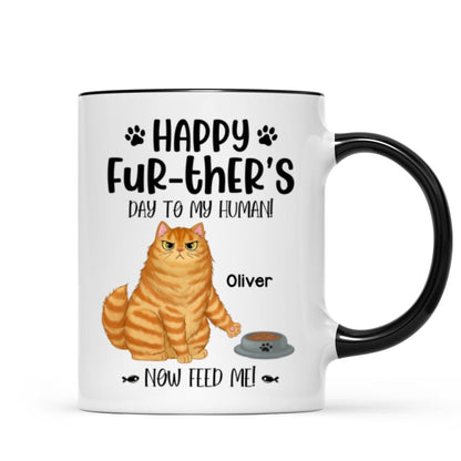 Happy Further's Day Sassy Cats Personalized Mug