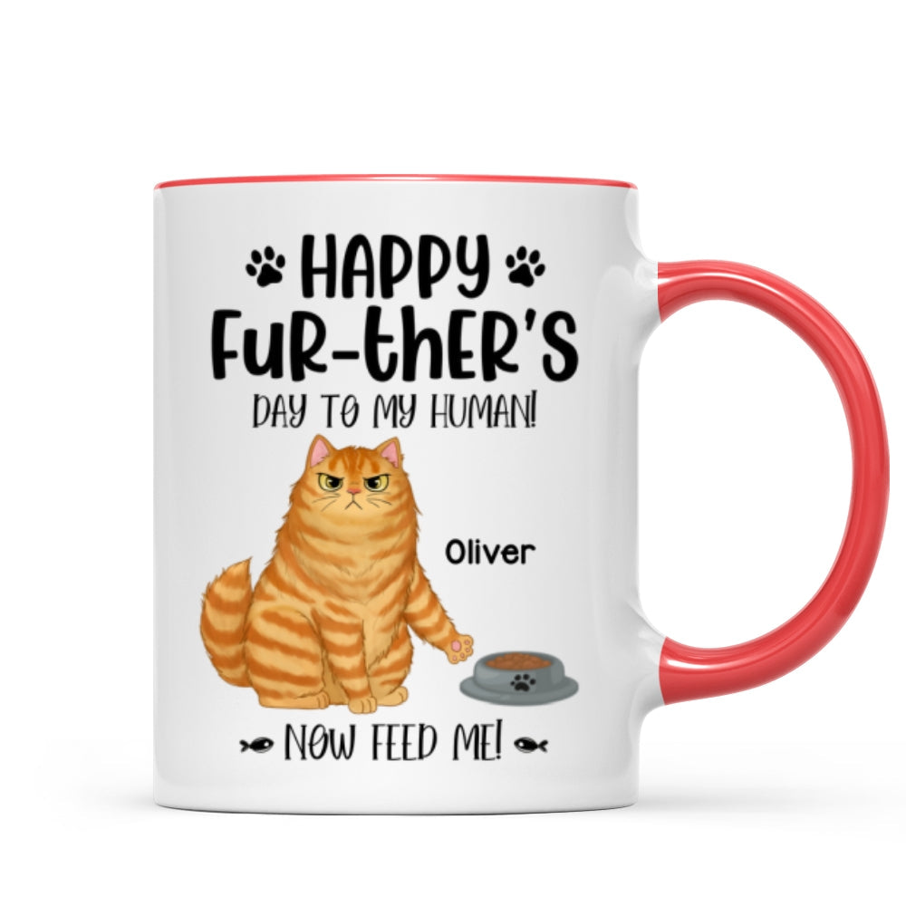 Happy Further's Day Sassy Cats Personalized Mug