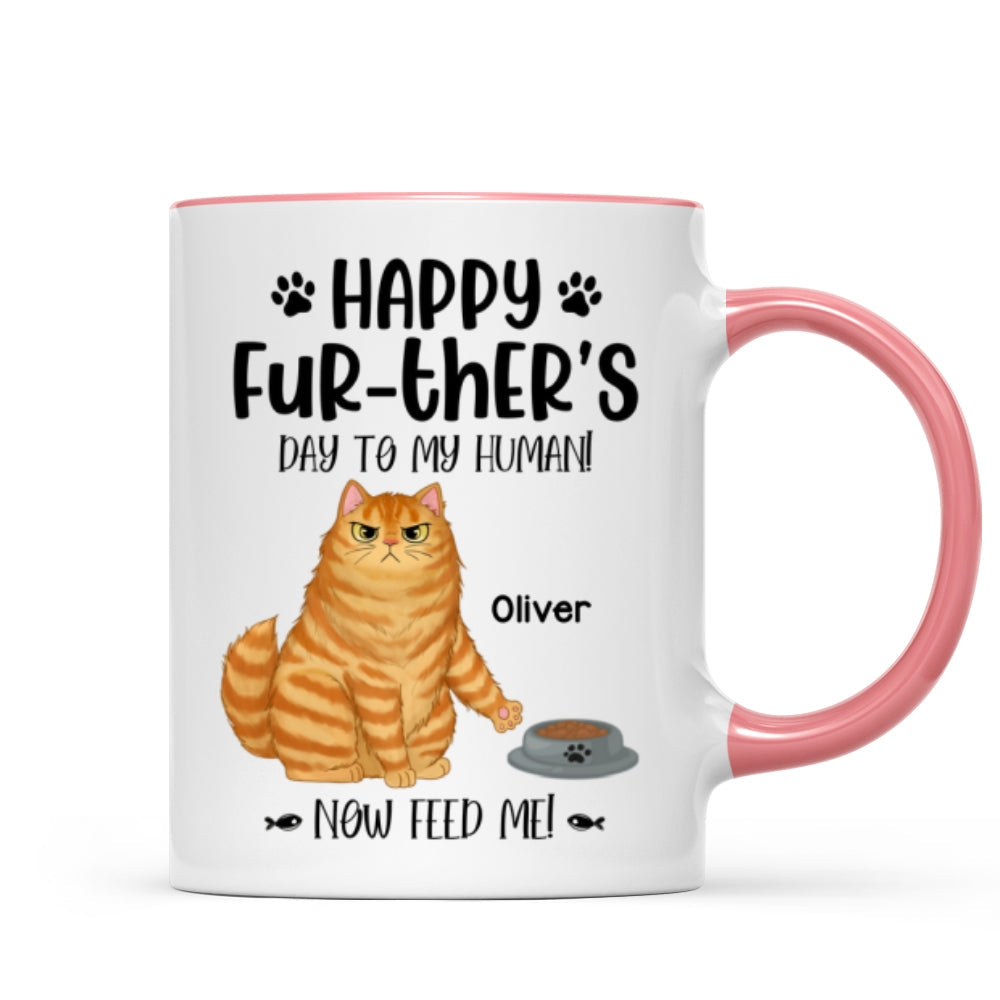 Happy Further's Day Sassy Cats Personalized Mug