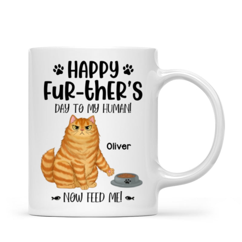 Happy Further's Day Sassy Cats Personalized Mug