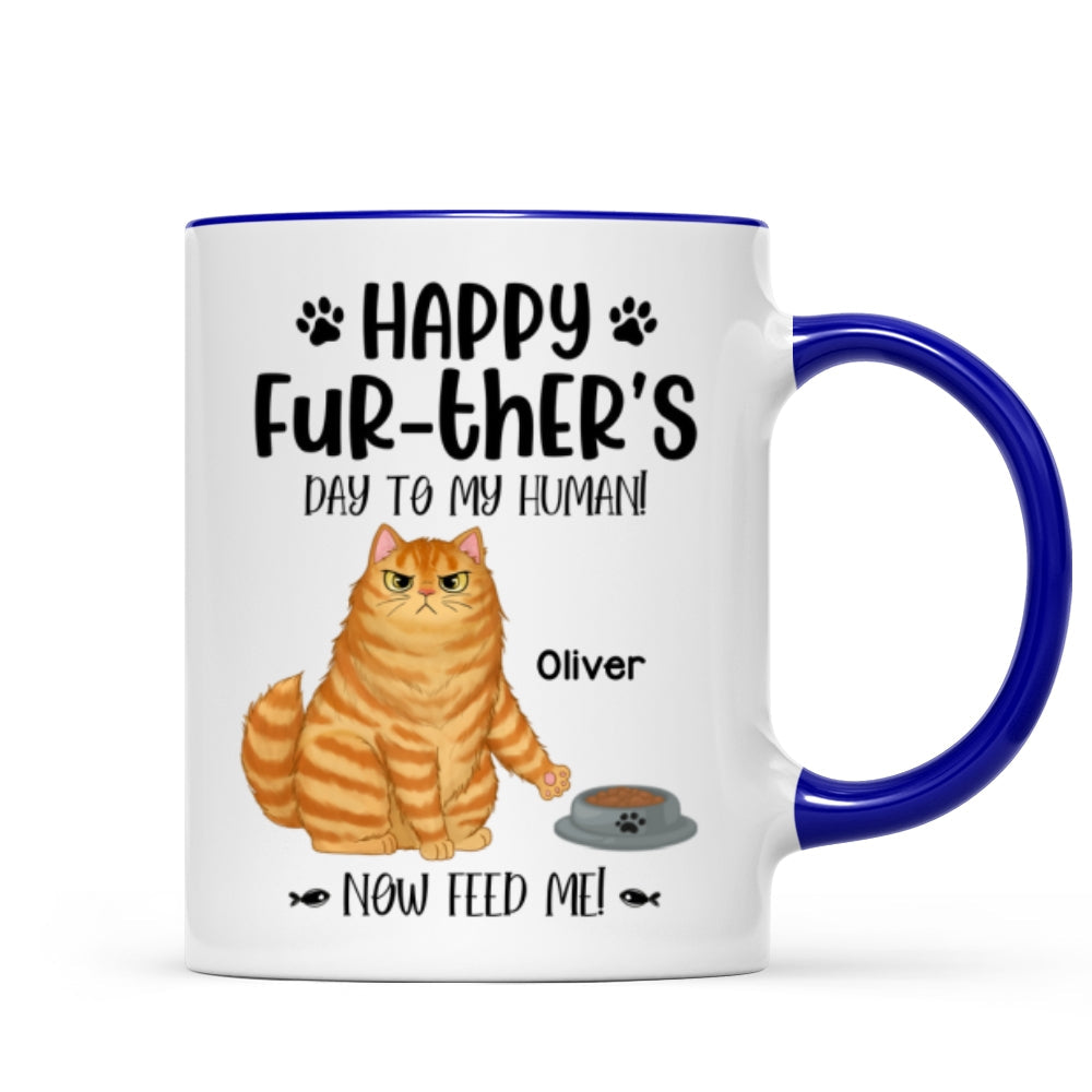 Happy Further's Day Sassy Cats Personalized Mug