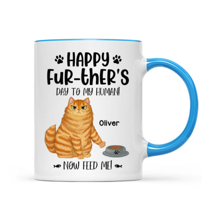 Happy Further's Day Sassy Cats Personalized Mug