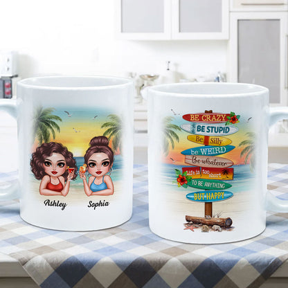 Summer Girls Be Happy Personalized Mug