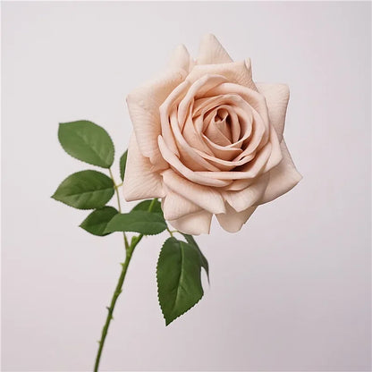5Pc Real Touch Rose Artificial Flowers Moisturizing Silk Roses for Wedding and Home Decor