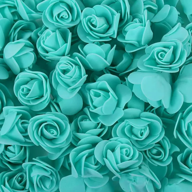 Foam Rose Heads 3.5cm - DIY Artificial Flowers for Wedding, Valentine's Day, and Home Decoration