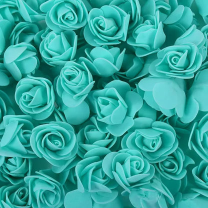 Foam Rose Heads 3.5cm - DIY Artificial Flowers for Wedding, Valentine's Day, and Home Decoration