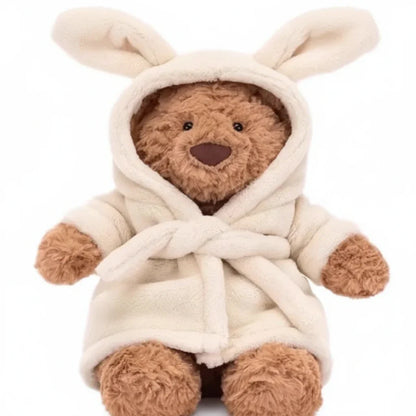 Bartholomew Eggplant Plush Bear - Soft Comfort Toy for Kids and Babies