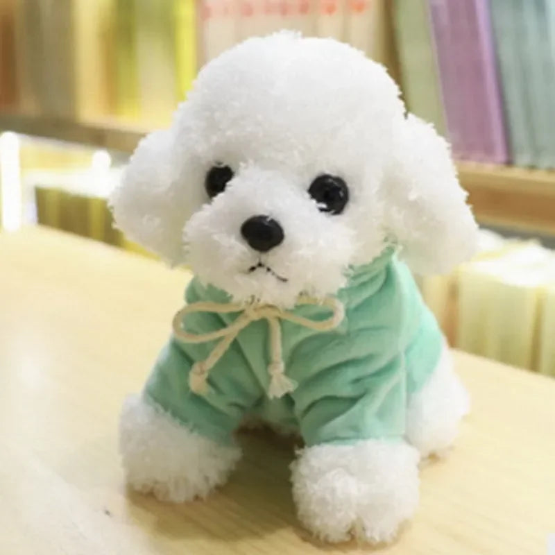 Kawaii Teddy Dog Plush Toy in Hoodie - Perfect Gift for Kids!