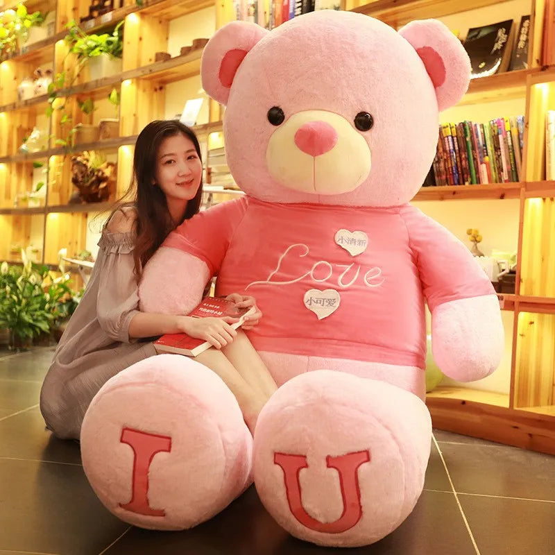 Giant 100cm Plush Teddy Bear - Soft Stuffed Animal for All Occasions