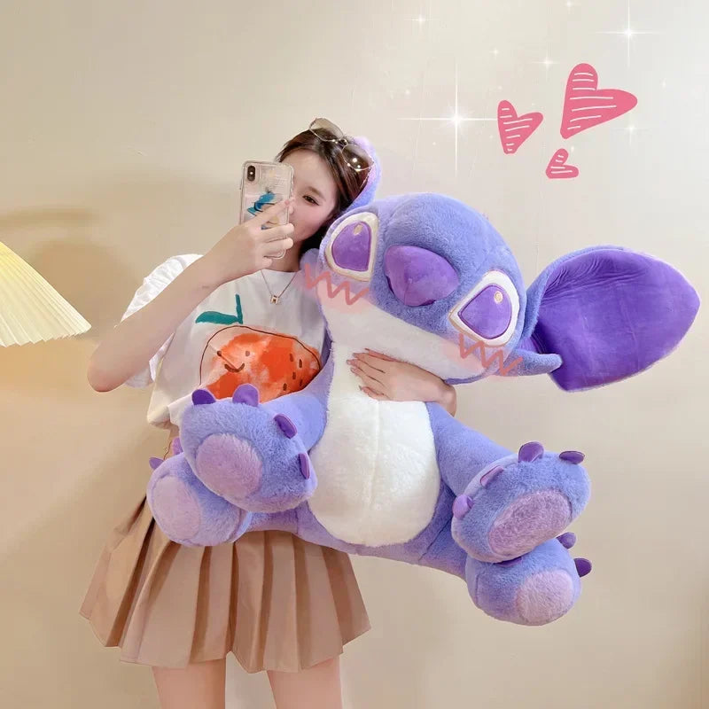 Purple Stitch Plush - Soft 25cm Cuddly Doll for Kids and Gift