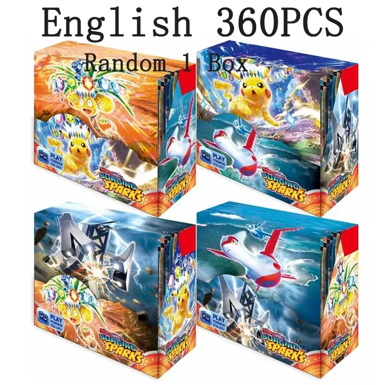324Pcs Pokemon Cards Sun & Moon XY Evolutions Pokemon Booster Box Collectible Tradiner Card Game