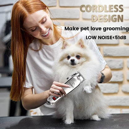 Rechargeable All-Metal Dog Hair Clipper