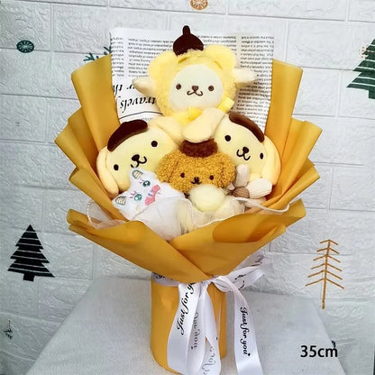 Kuromi Plush Flower Bouquet Soft Toy Gift for Girls