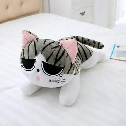 Cute Cat Plush Toy - Soft Cheese Doll for Kids