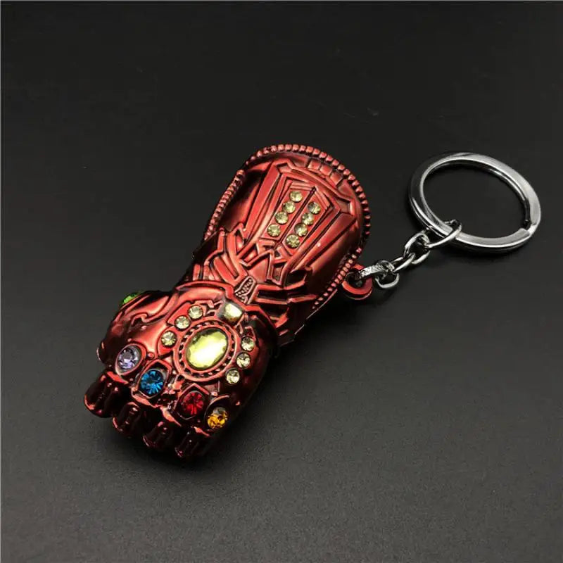 Legends The Avengers Peripherals Thanos Infinity Gauntlet Alloy Car Keychain