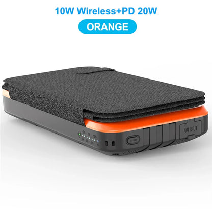 Multifunctional Solar Power Bank Quick Wireless Charger
