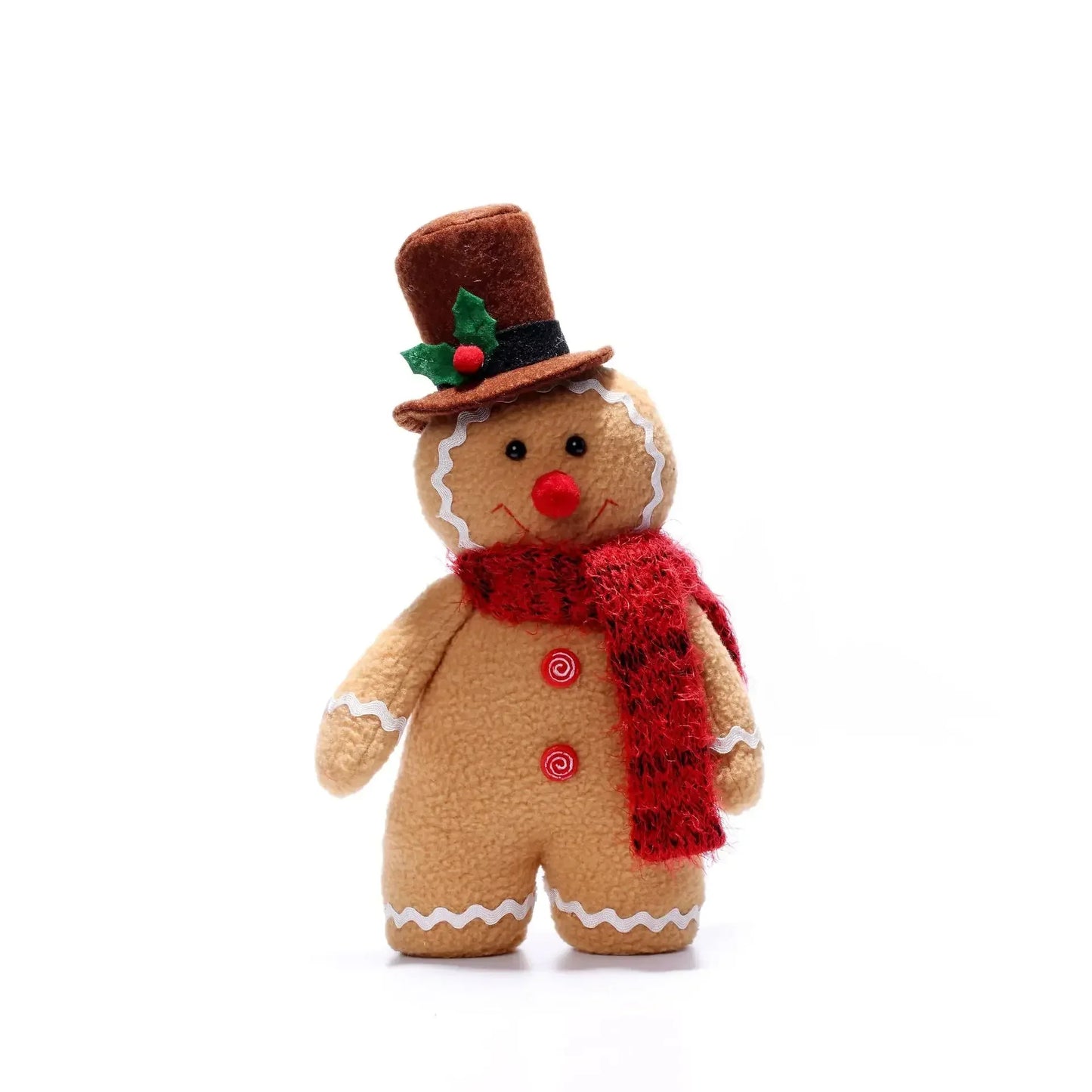 Kawaii Gingerbread Plush Toy - Adorable Christmas Ornament for All!