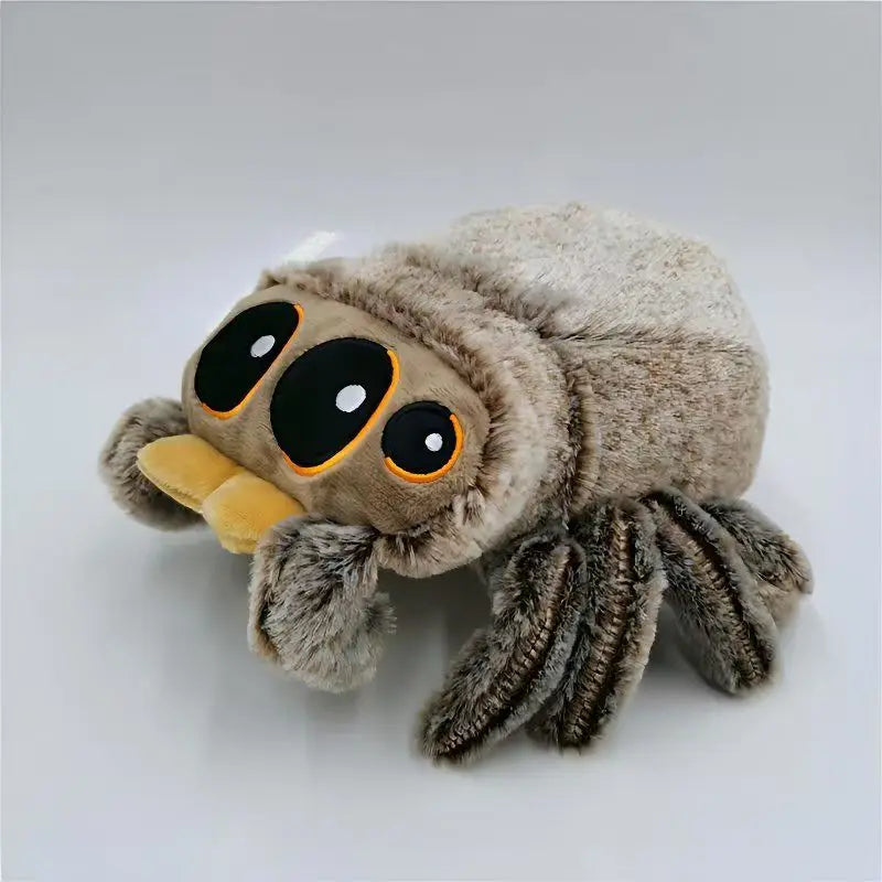 Soft Spider Plush Pillow - Cute Black Stuffed Animal Decor
