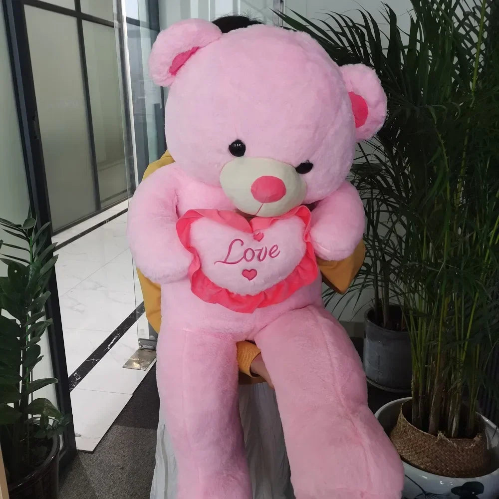 Big LOVE Plush Bear - Giant Soft Toy for Birthdays & Valentine's Gifts