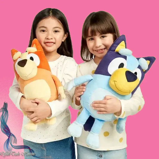 Bluey & Bingo Family Plush Toys - Soft Cartoon Dog Stuffed Animals