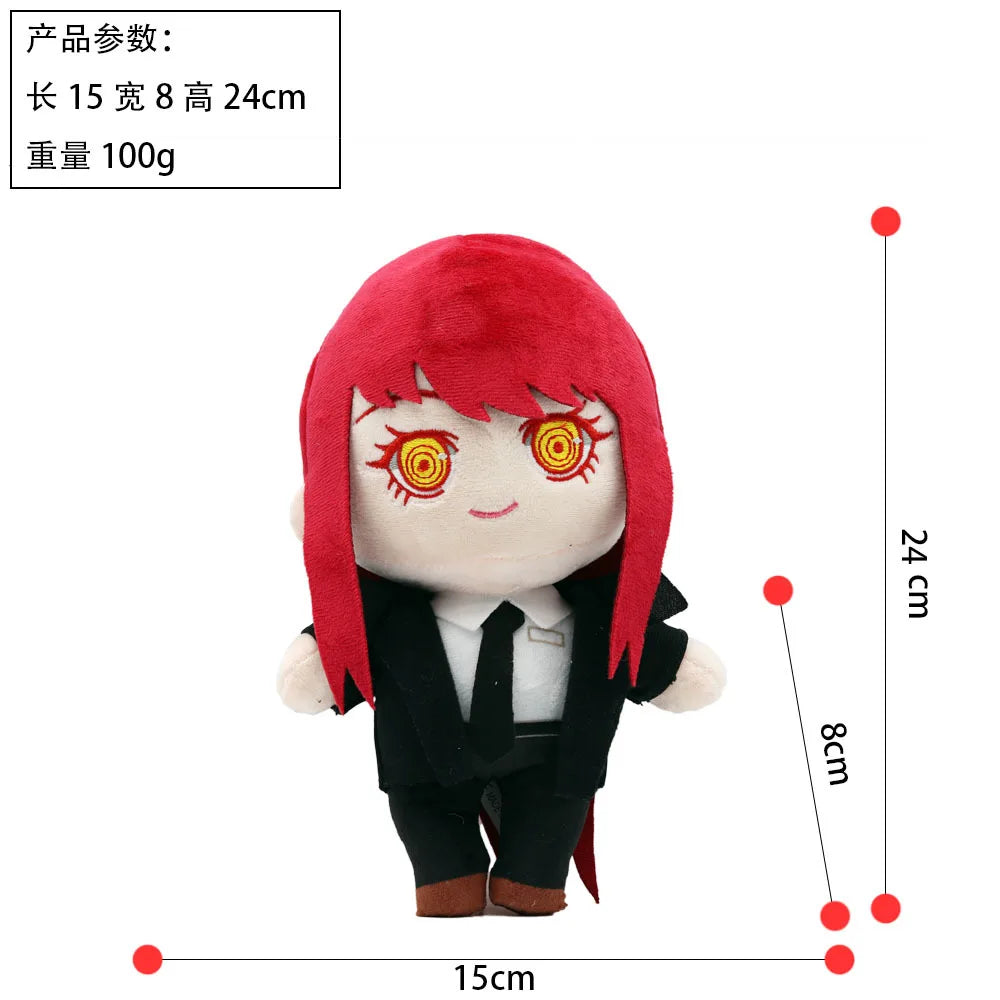 Chainsaw Man Plush Dolls: Makima, Denji, Power & Friends