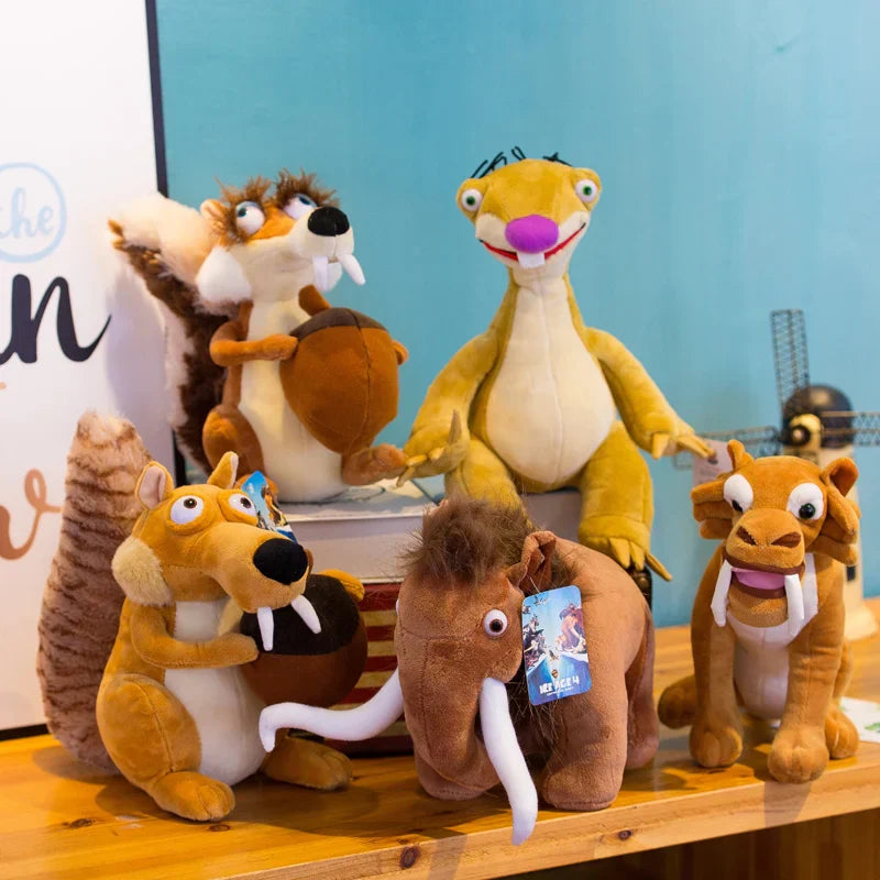 Cute Ice Age Squirrel Plush Pillow - Soft Comfort for Home & Office