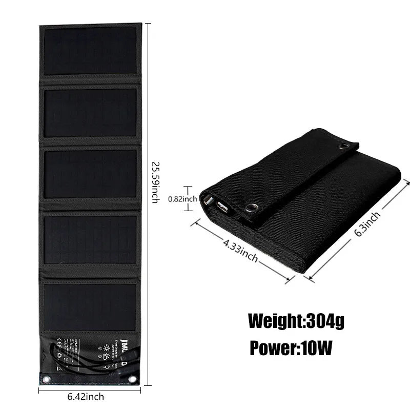 Portable Solar Panel Usb Power Bank