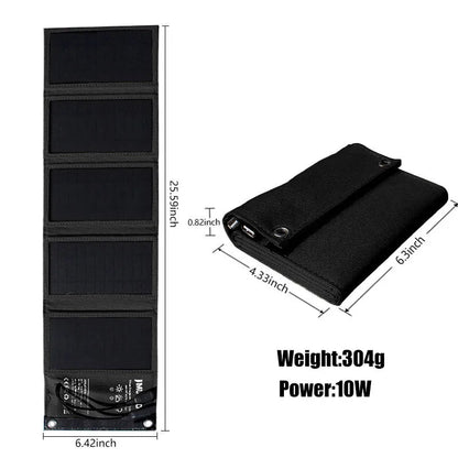 Portable Solar Panel Usb Power Bank