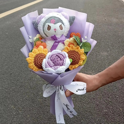 Kuromi Plush Flower Bouquet Soft Toy Gift for Girls