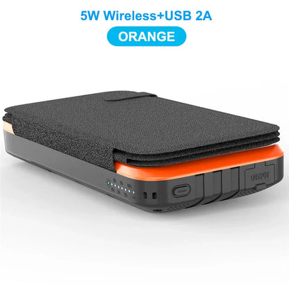 Multifunctional Solar Power Bank Quick Wireless Charger