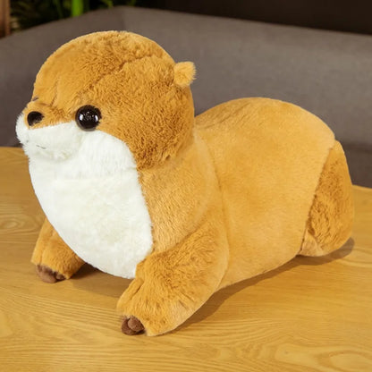 Cute 50cm Realistic Otter Plush Toy - Soft & Cuddly Gift for Kids