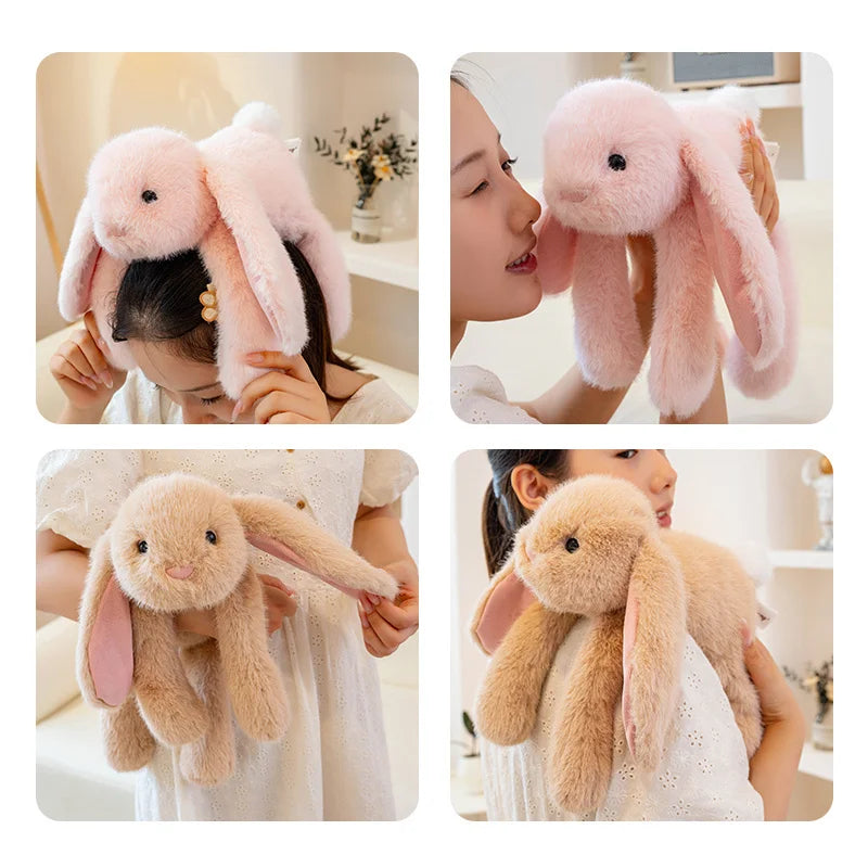 Cute Bunny Plush Soft Stuffed Sleeping Companion Doll