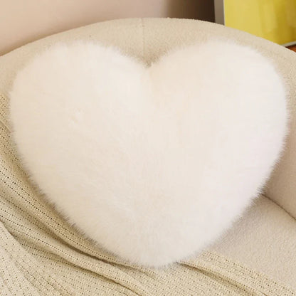 Love Heart Plush Pillow Soft Cushion for Home and Romantic Gifts