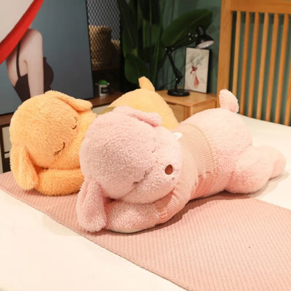 Giant Lying Dog Plush Pillow 80cm 100cm