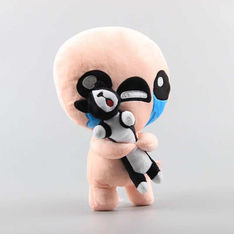 Plush Isaac Doll with Black Cat