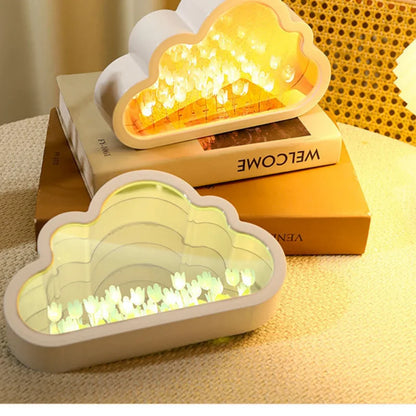 Tulip Flower Sea Night Atmosphere Lamp