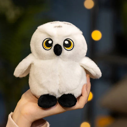Hedwig Owl Plush Toy Soft Stuffed Animal Cute Shoulder Plush for Kids