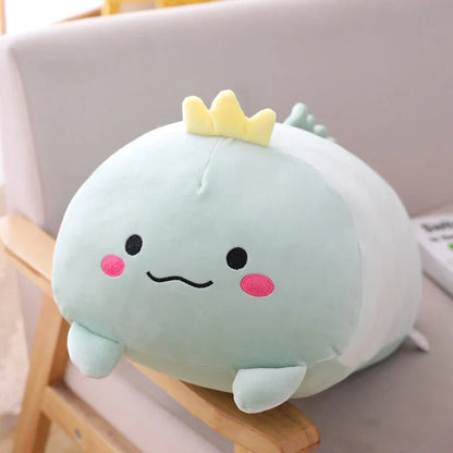 Huge Plush Animal Pillows - Adorable Cat, Piggy & Hamster Cushions