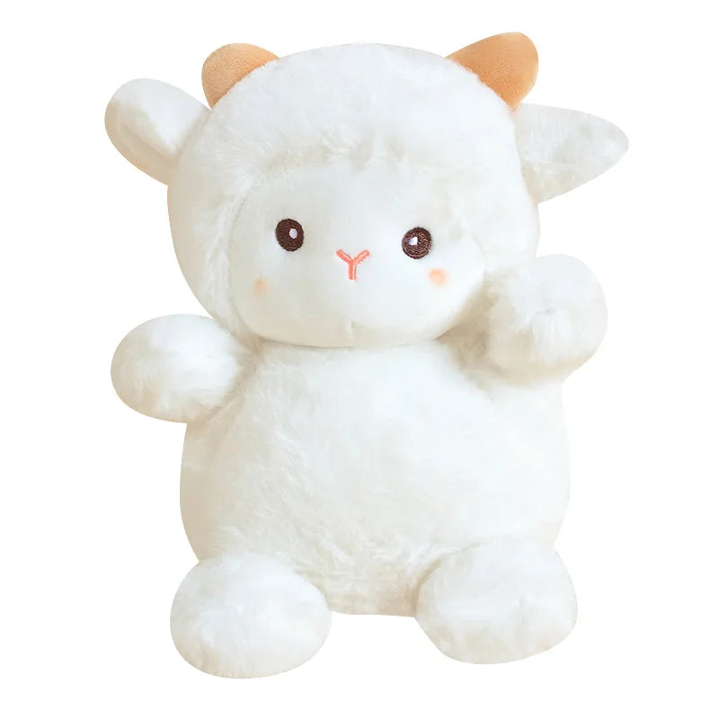 Kawaii Plush Sheep & Rabbit Dolls - Soft, Adorable Animal Pillows