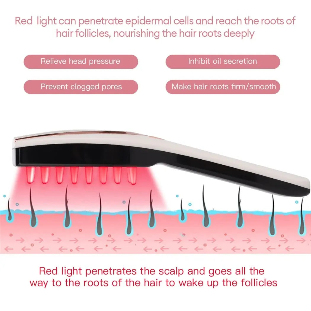 3 In 1 Phototherapy Led Massage Comb