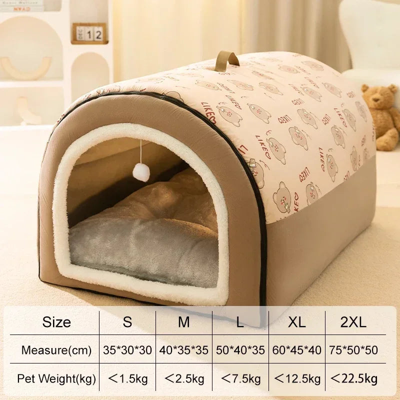 Warm Winter Dog Kennel Mat