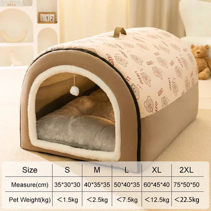 Warm Winter Dog Kennel Mat