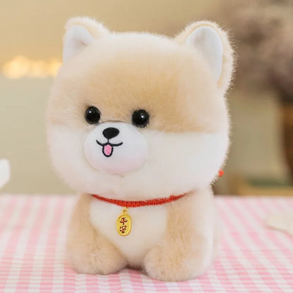 Cute Puppy Plush Toy Soft Husky and Corgi Dolls for Kids