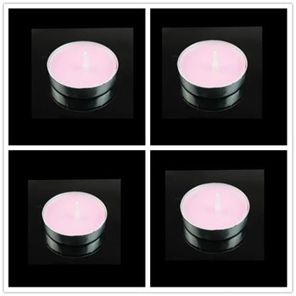 Handmade Soy Tea Light Candles 4-Pack for Romantic Dinner