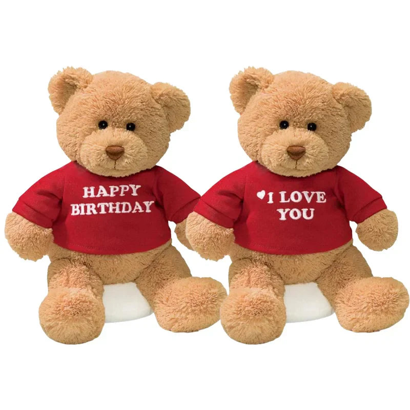 DIY Teddy Bear with Blank White T Shirt 11 Inch