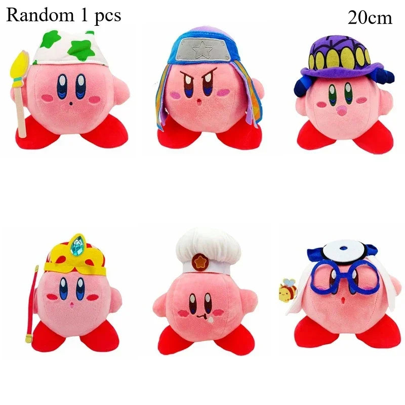 Kawaii Star Kirby Plush Toy - Adorable Ghost & Heart Doll for Kids
