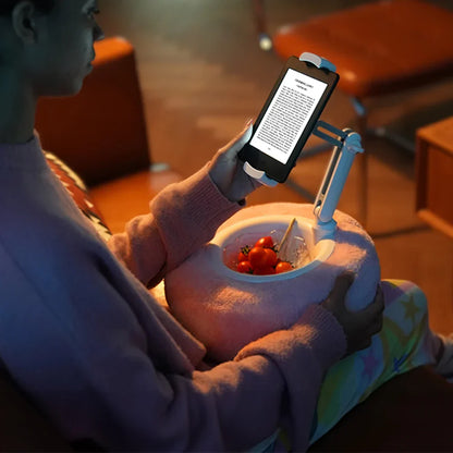 Adjustable Plush Pillow Tablet & Phone Stand For Live Streaming & Video Chat